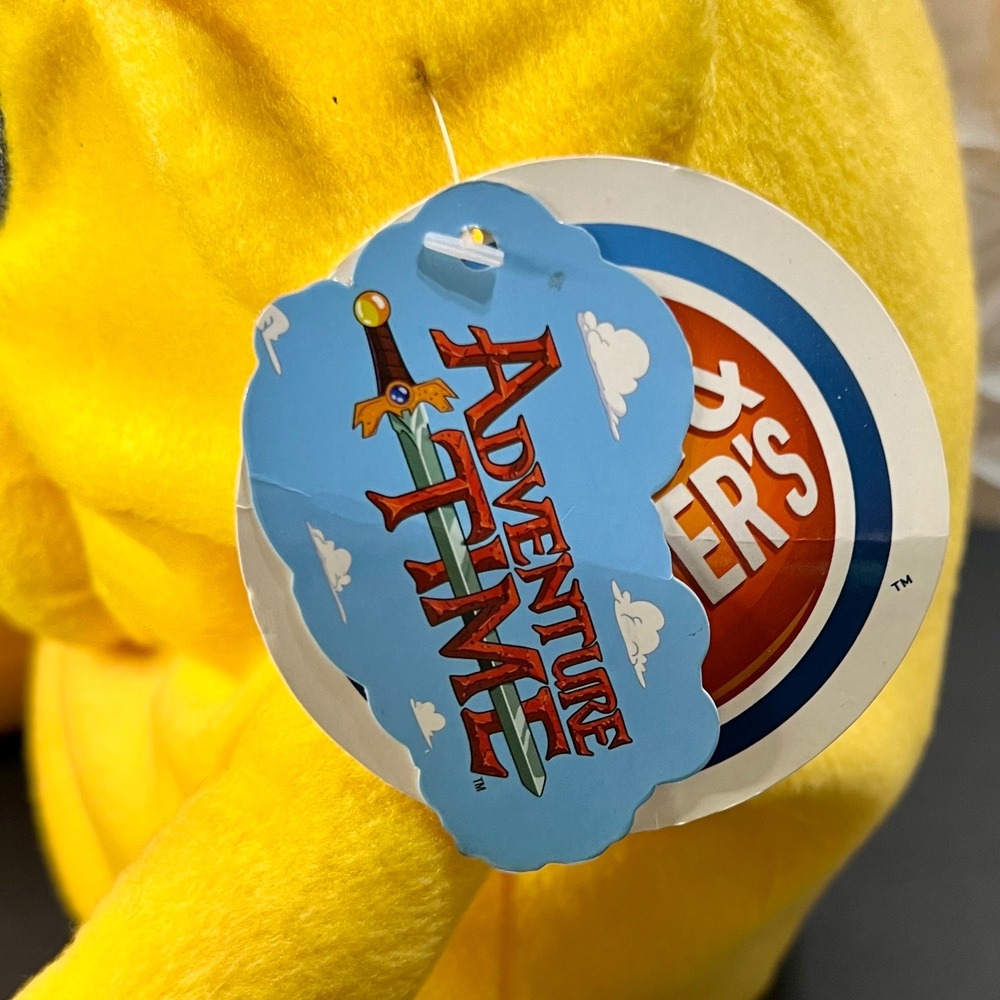 Cartoon Network Adventure Time Jake the Dog Plush Yellow NWT Storage Wear - Picture 4 of 7